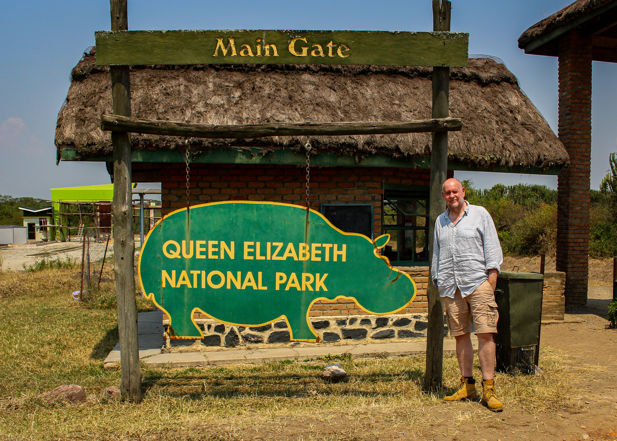 Meet the king of Queen Elizabeth National Park – with Uganda Airlines